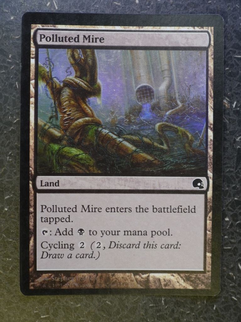 MTG Magic Cards : POLUTED MIRE FOIL # 8D86