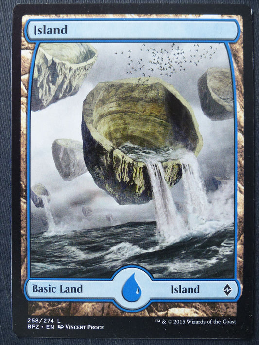 Island Full Art 258/274 - Mtg Magic Cards #D2