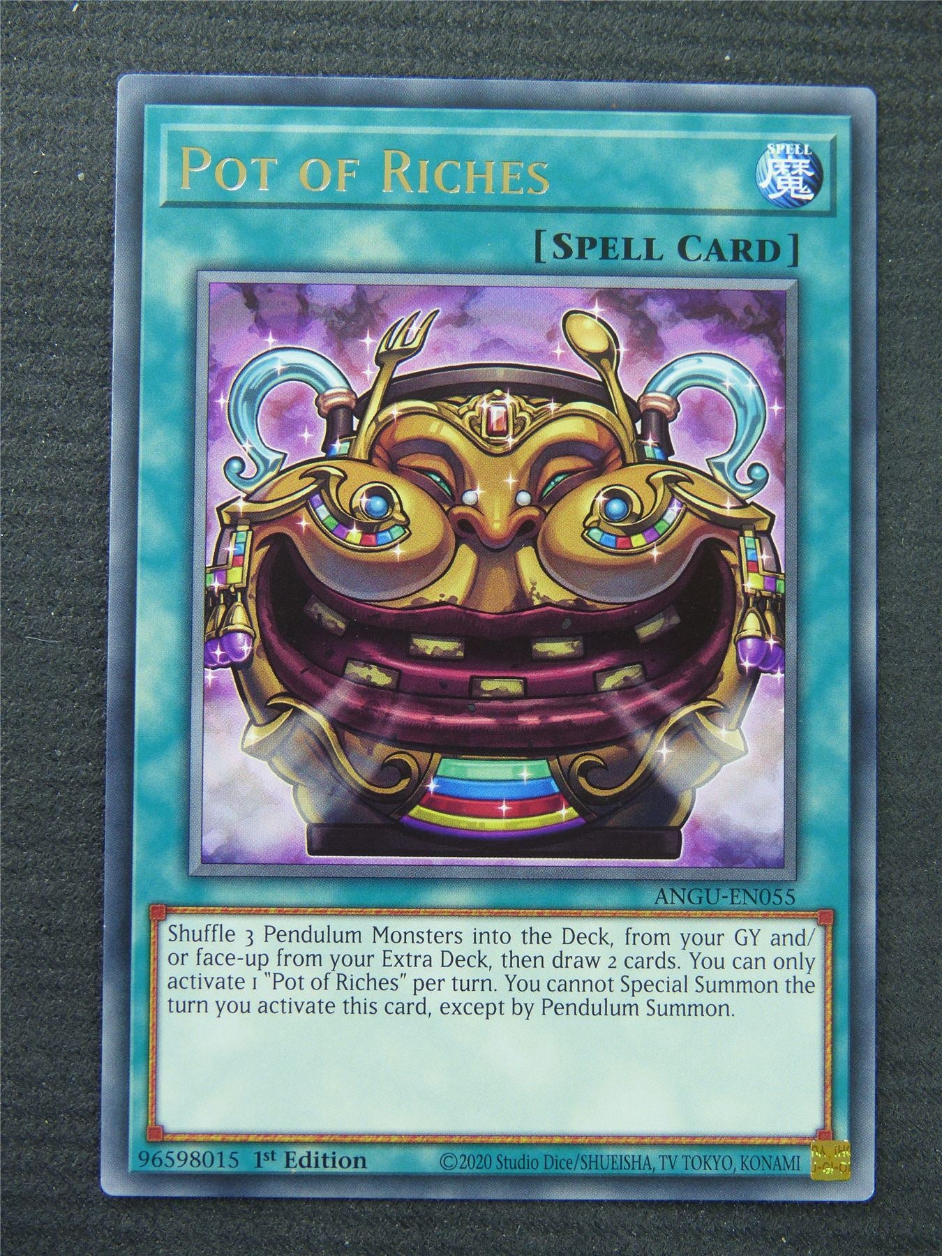 Pot Of Riches ANGU Rare - 1st Edition - Yugioh Card #1Q1