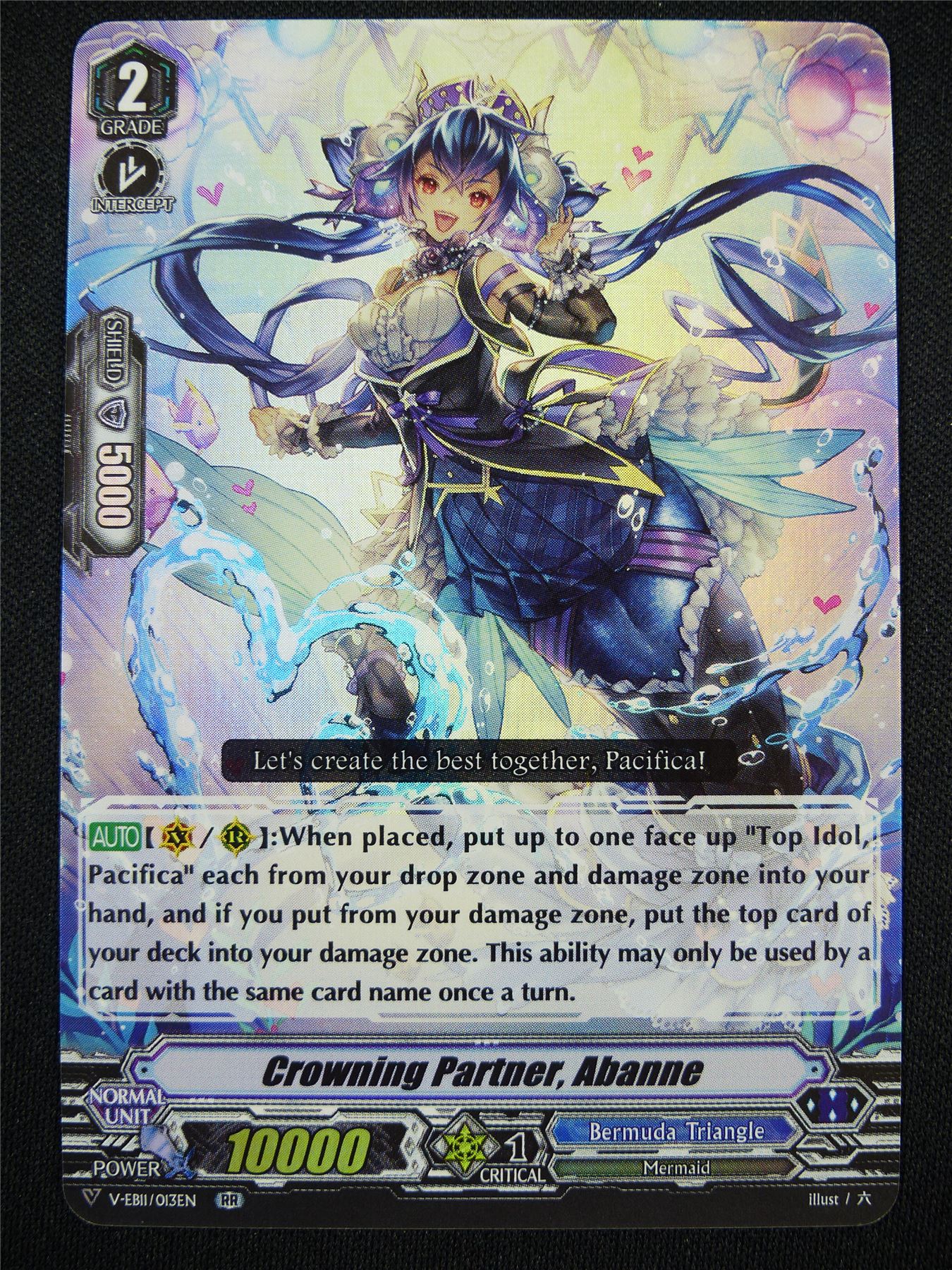 Crowning Partner Abanne V-EB11 RR - Vanguard Card #UP