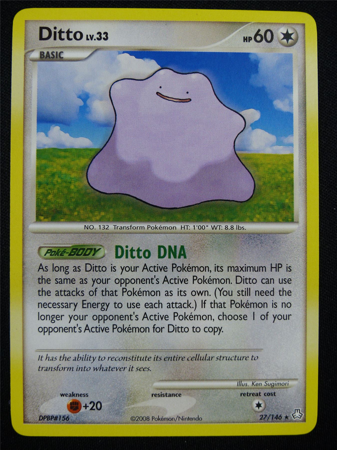 Ditto 27/146 - Pokemon Card #KJ
