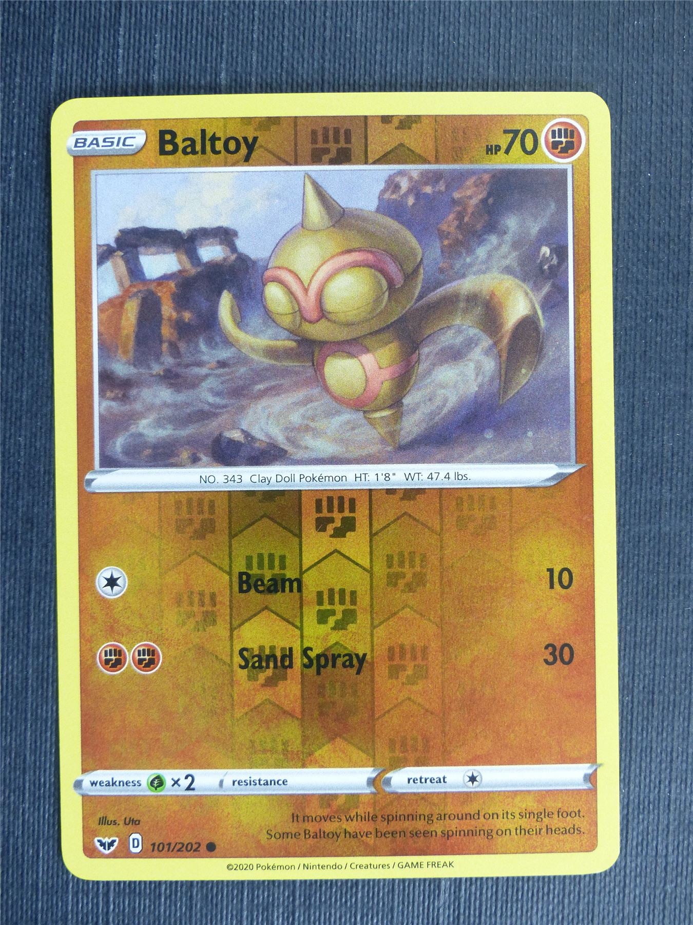 Baltoy 101/202 Reverse Holo - Pokemon Cards #1P5