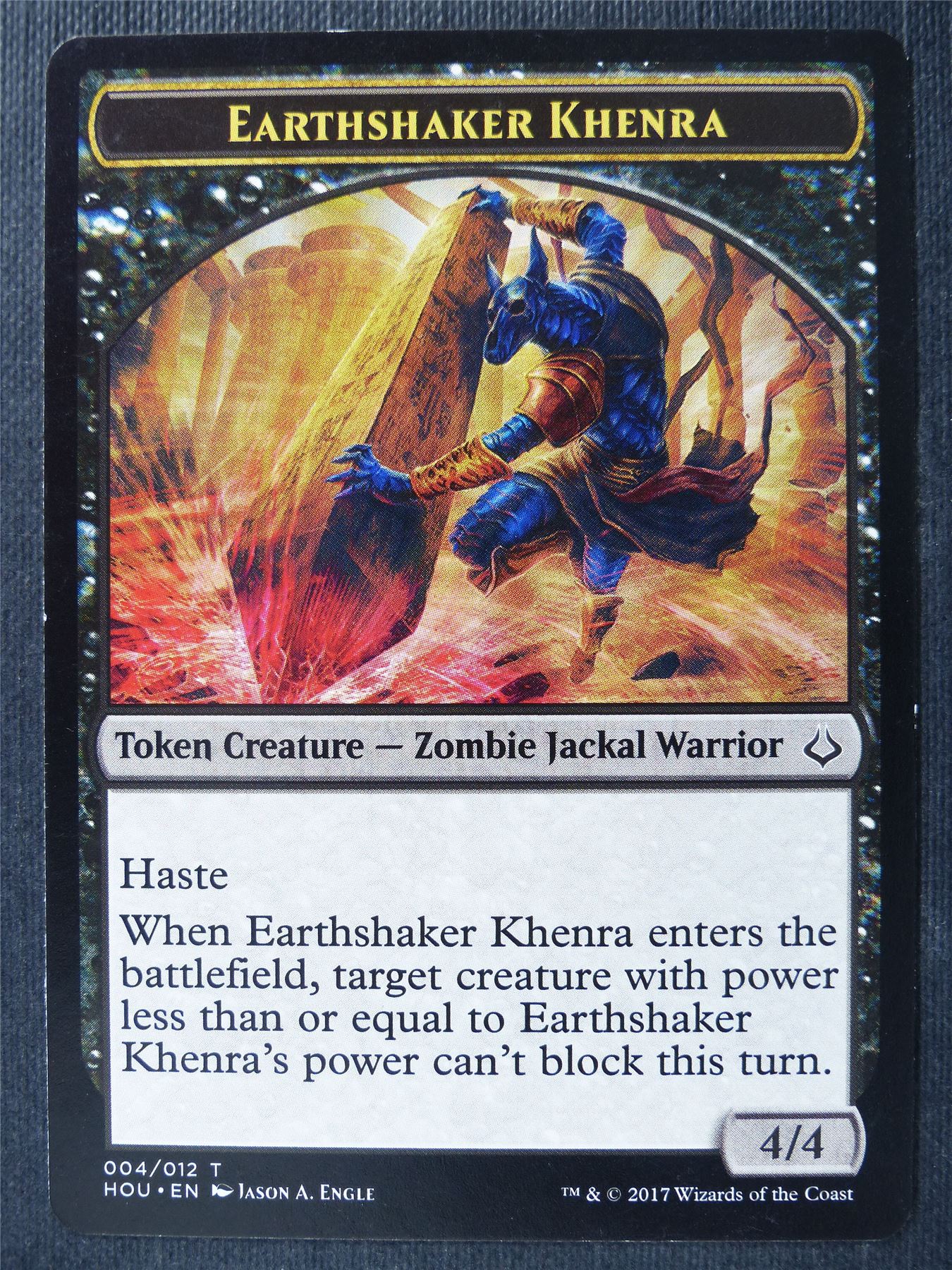 Earthshaker Khenra Token - Mtg Card #3VU