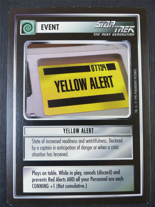 Yellow Alert - NG - Star Trek Card #666