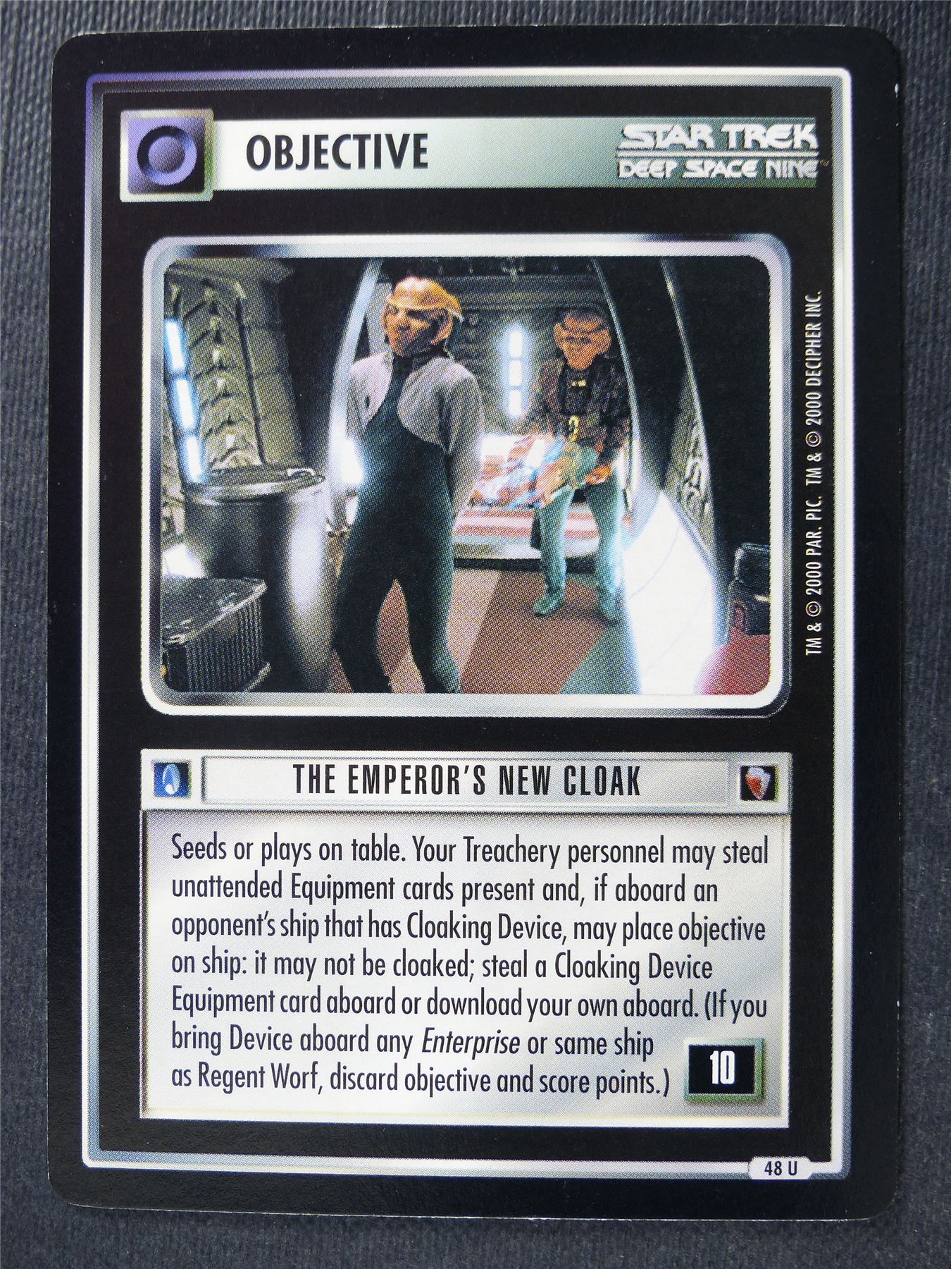The Emperor's New Cloak - DS9 - Star Trek Card #4TS
