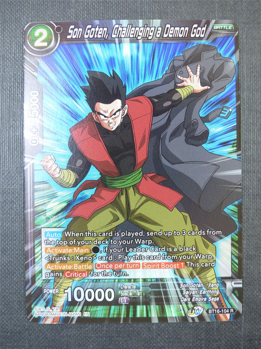 Son Goten Challening a Demon God R Foil - Dragon Ball Super Card #1V