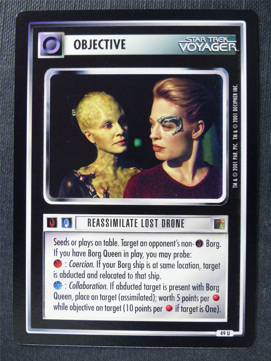 Reassimilate Lost Drone - Voyager - Star Trek Card #4TT