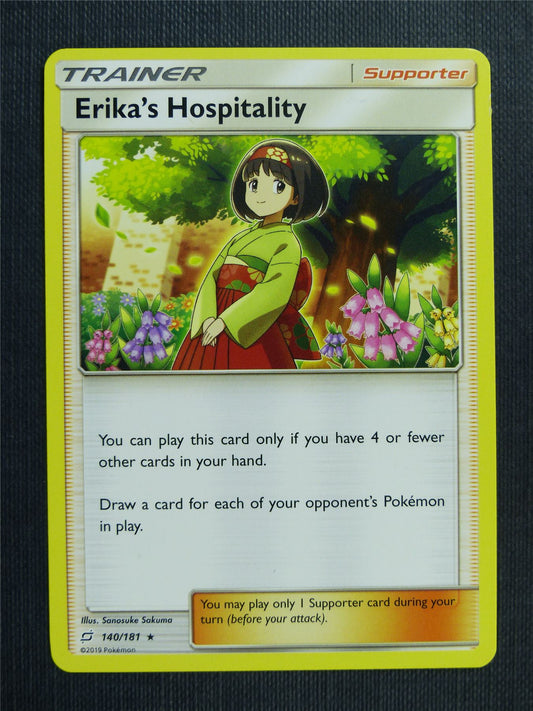 Erika's Hospitality 140/181 - Pokemon Cards #27M