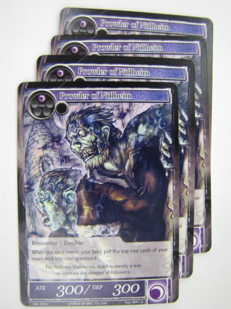 Force Of Will Cards: PROWLER OF NILFHEIM x4 # 13C40
