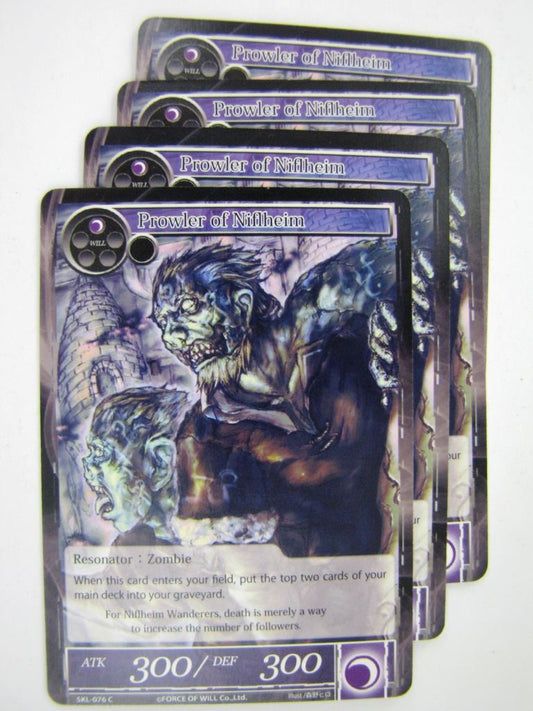 Force Of Will Cards: PROWLER OF NILFHEIM x4 # 13C40