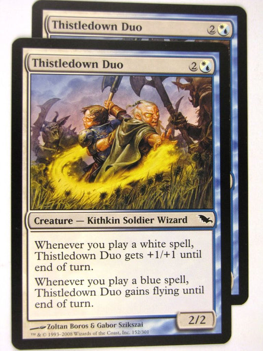 MTG Magic: the Gathering Cards: THISTLEDOWN DUO x2: SHM