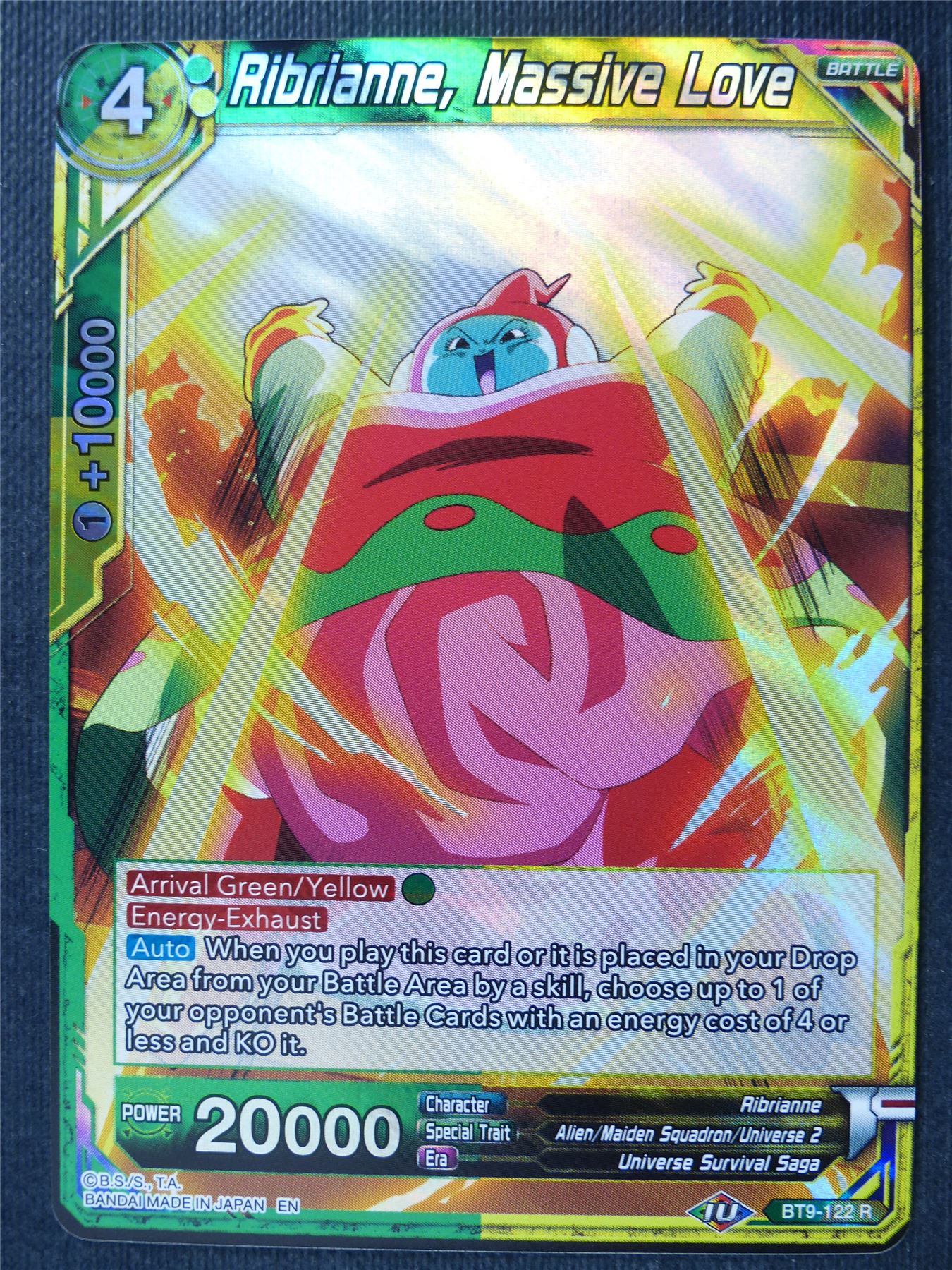 Ribrianne Massive Love BT9 R - Dragon Ball Super Card #322