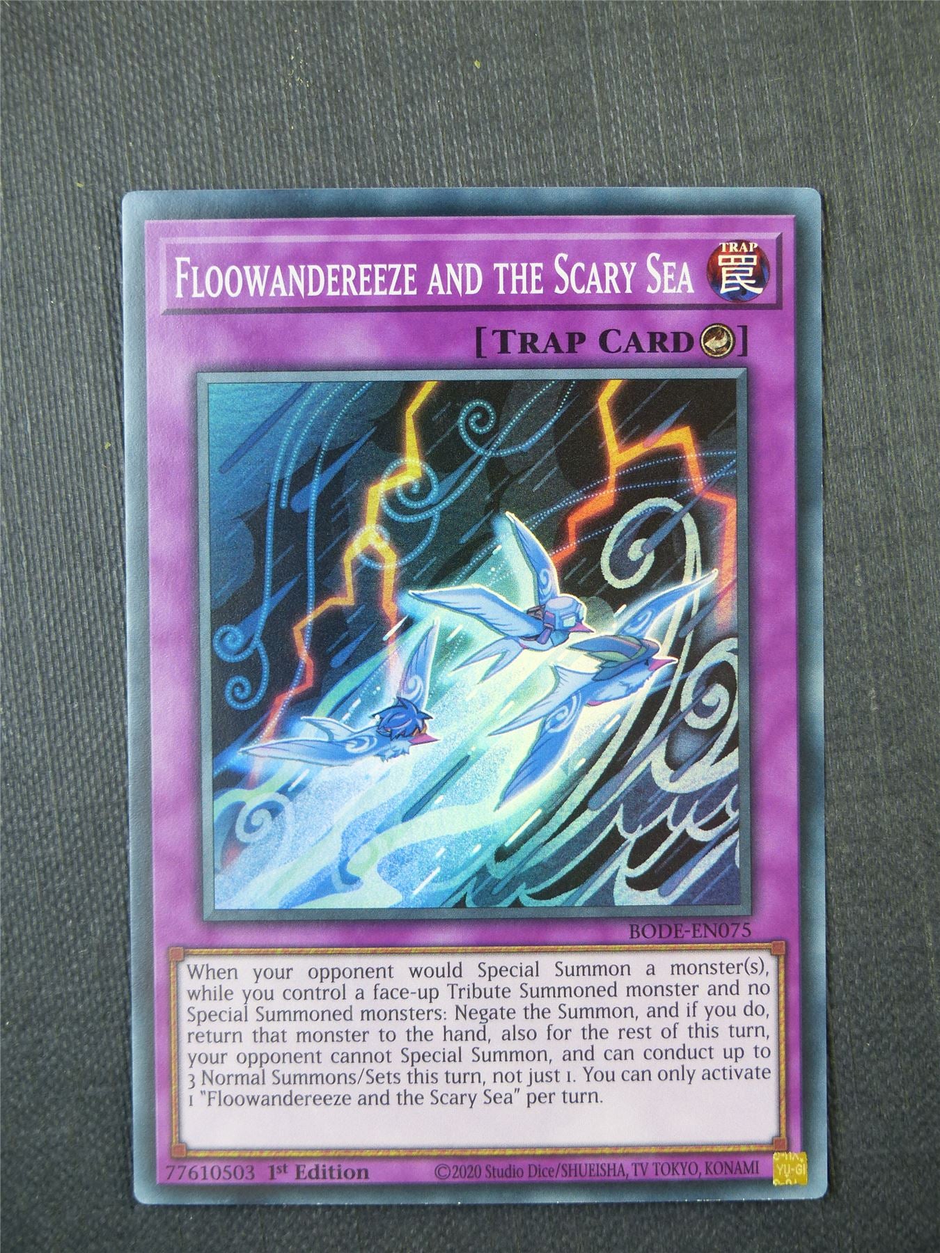 Floowandereeze and the Scary Sea - Yugioh Card #9HZ