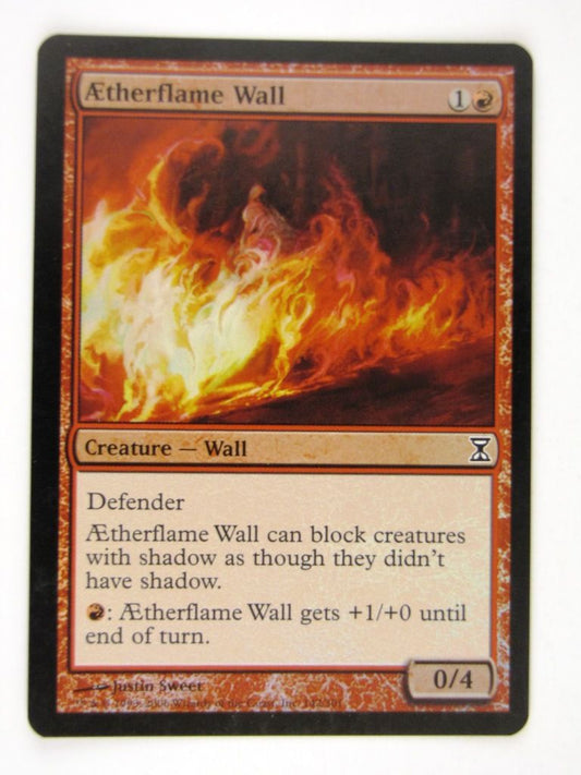 Mtg FOIL - AETHERFLAME WALL - played