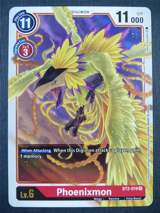 Phoenixmon BT2-019 R - Digimon Card #9FV