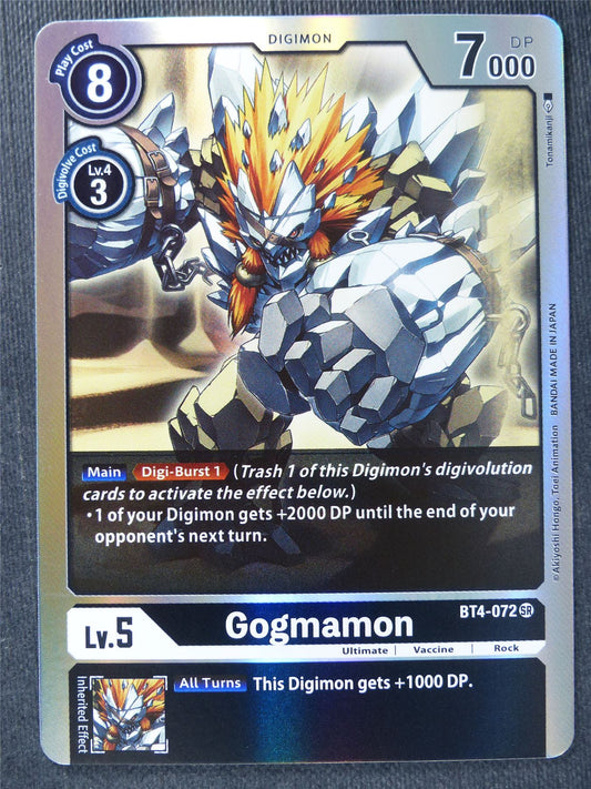 Gogmamon BT4-072 SR - Digimon Cards #Y3