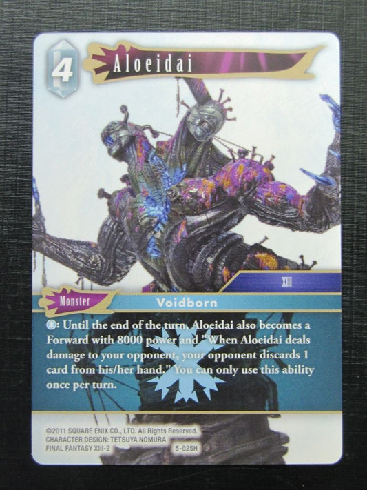 Aloeidai 5-025H - Final Fantasy Card # 11B94