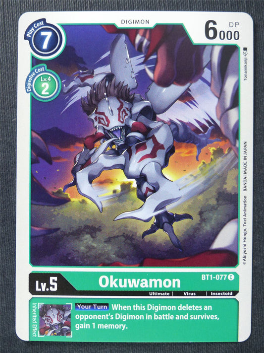 Okuwamon BT1-077 C - Digimon Cards #TU