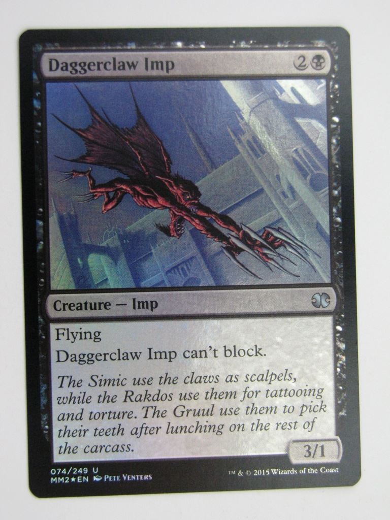 MTG MODERN MASTERS TWO FOIL: DAGGERCLAW IMP # 27J91