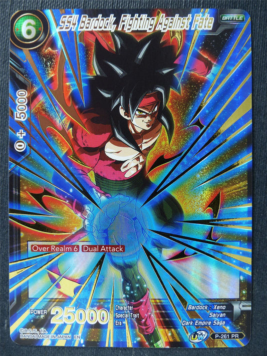 SS4 Bardock Fighting Against Fate Foil - Mythic Booster - Dragon Ball Super Card #43P