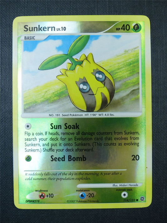 Sunkern 114/132 Reverse Holo - Pokemon Cards #A0E