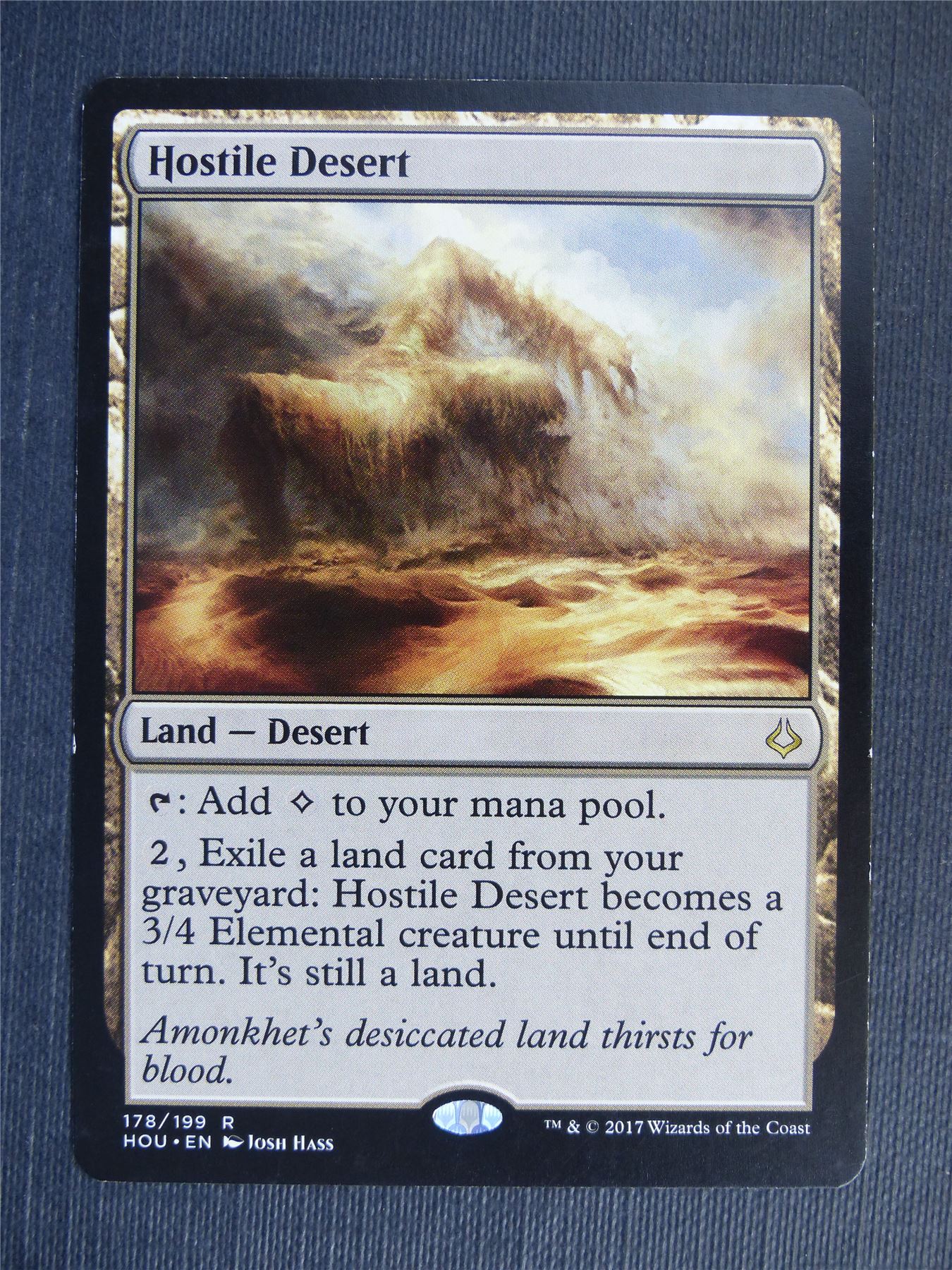 Hostile Desert - Mtg Magic Cards #2N3
