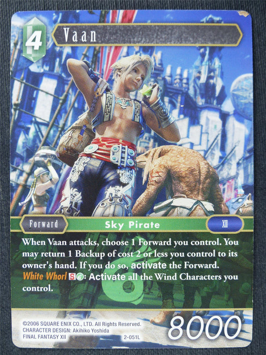 Vaan 2-051L - Final Fantasy Cards #NK