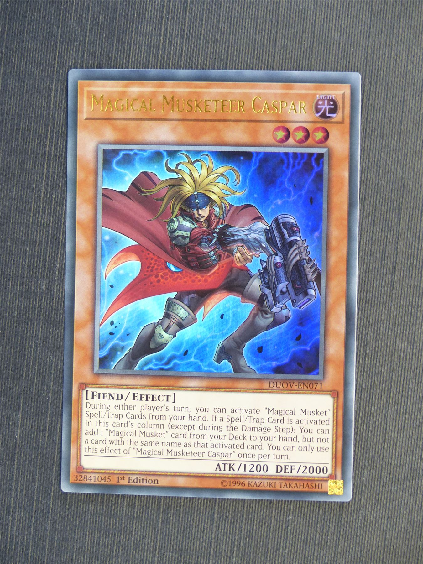 Magical Musketeer Caspar DUOV Ultra Rare - 1st ed - Yugioh Cards #5GU