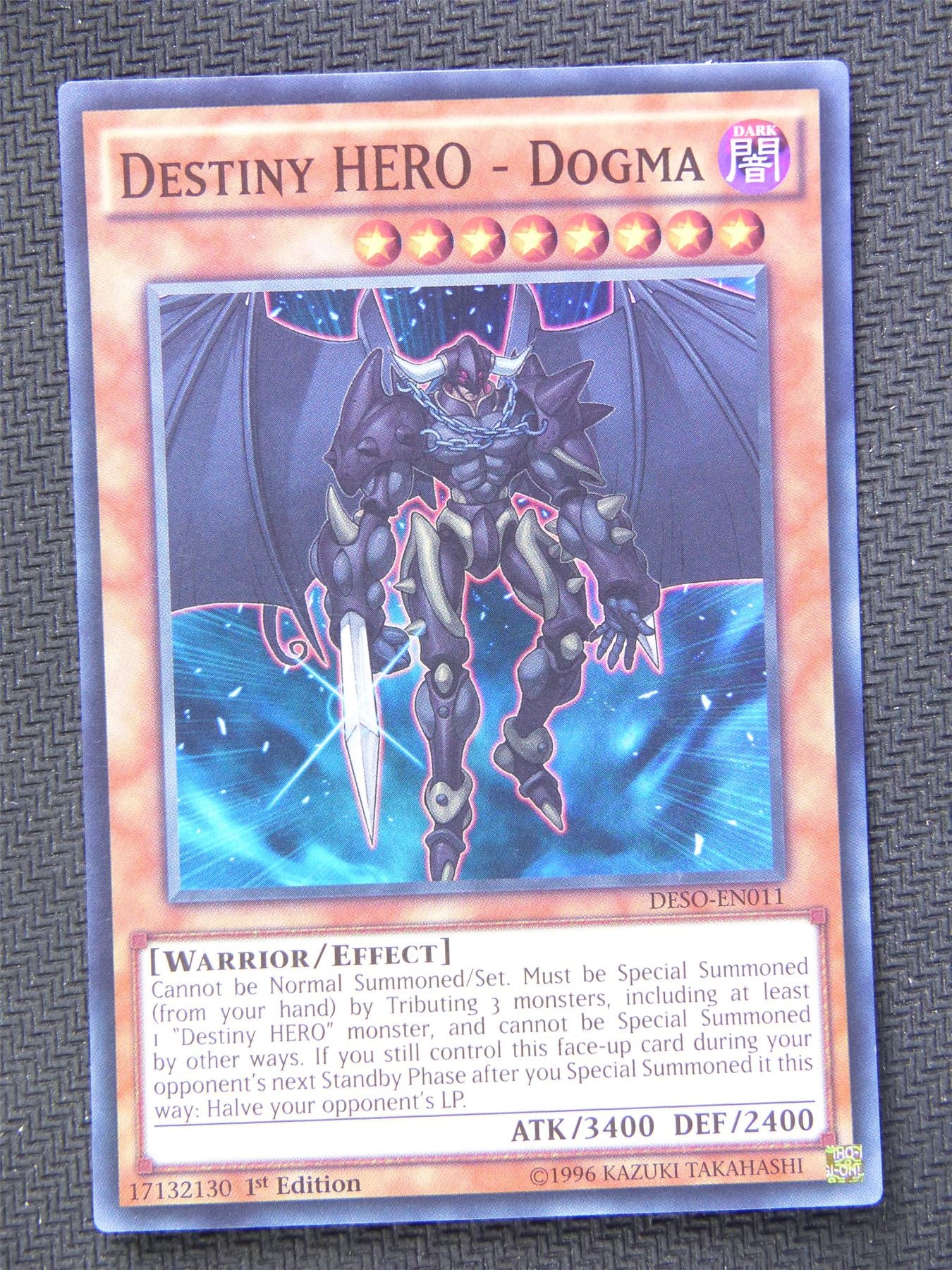 Destiny Hero Dogma DESO - Super Rare - Yugioh Card #5N3