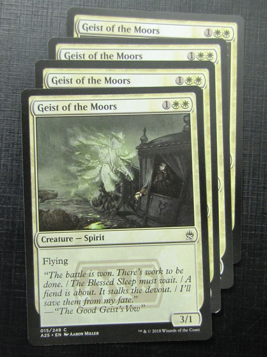 Geist of the Moors x4 - Masters 25 - Mtg Card # 10B15