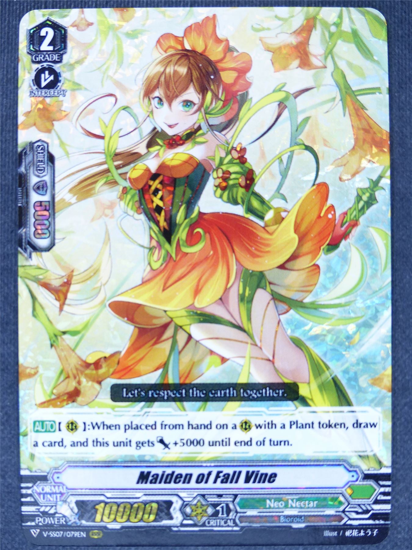 Maiden of Fall Vine V-SS07 RRR - Vanguard Cards #IB