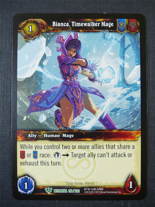 Bianca Timewalker Mage 116/202 - WoW Card #1AE