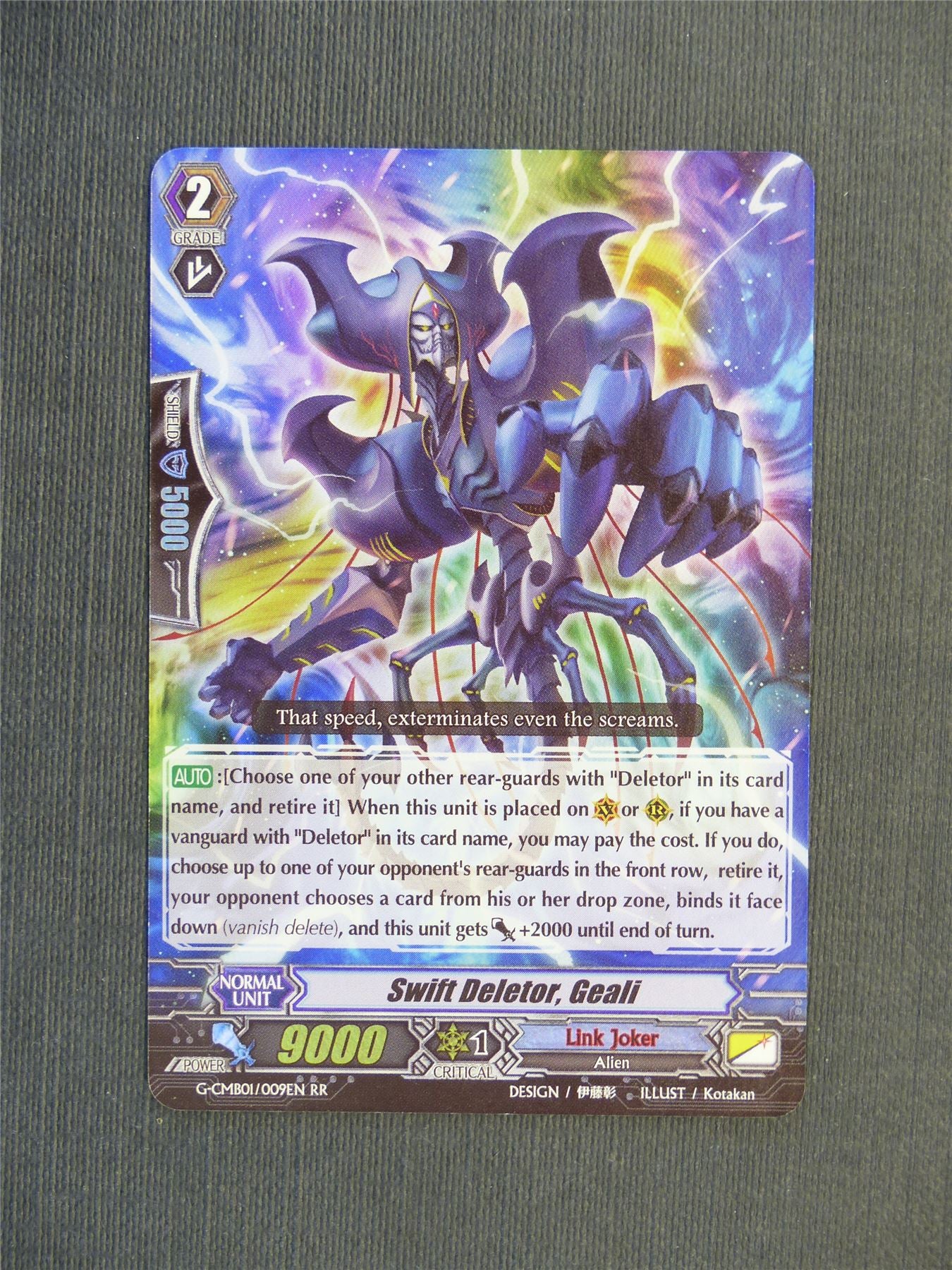 Swift Deletor Geali G-CMB01 RR - Vanguard Cards #5TC