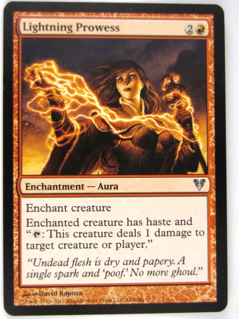 MTG Magic: The Gathering Cards: LIGHTNING PROWESS: AVR