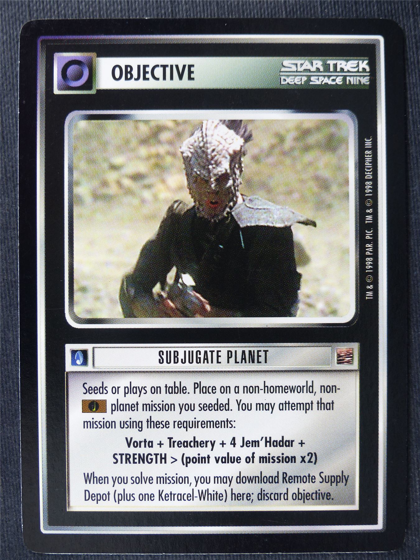 Subjugate Planet - DS9 - Star Trek Cards #ZW
