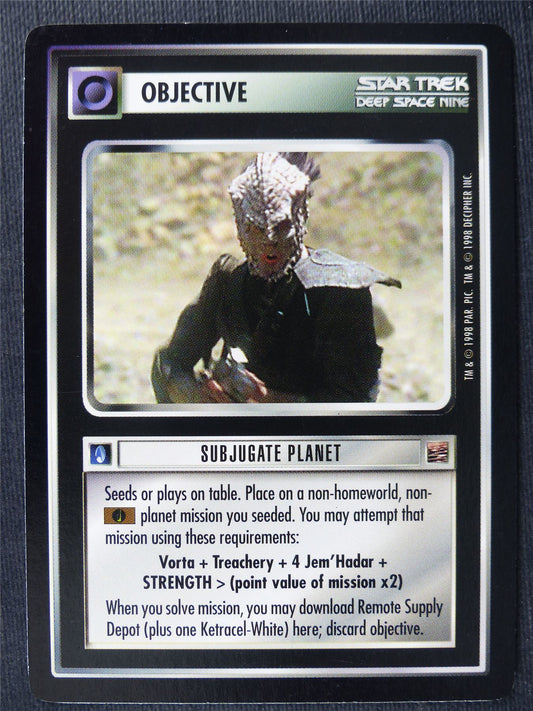 Subjugate Planet - DS9 - Star Trek Cards #ZW