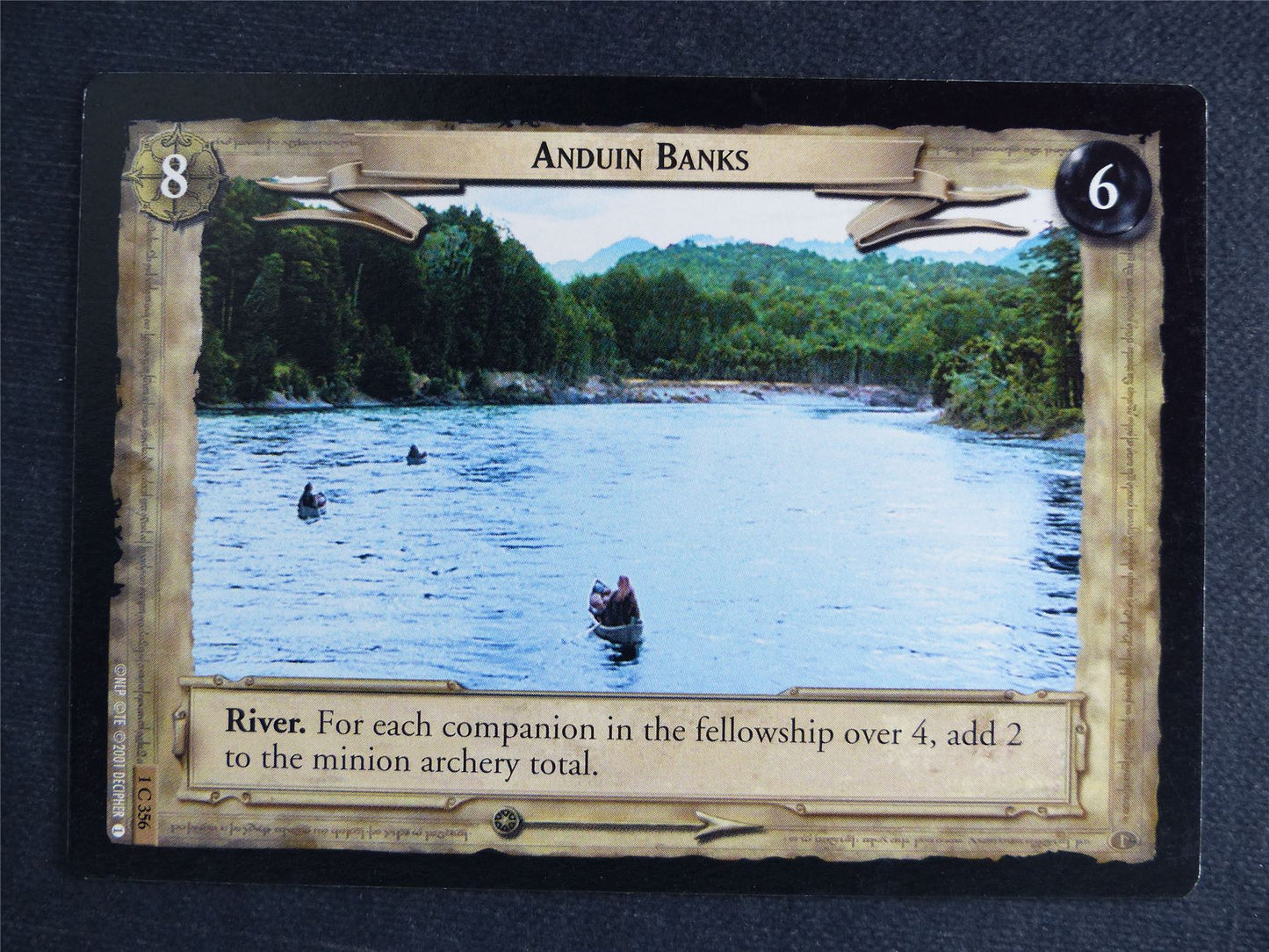 Anduin Banks 1 C 356 - LotR Cards #JZ