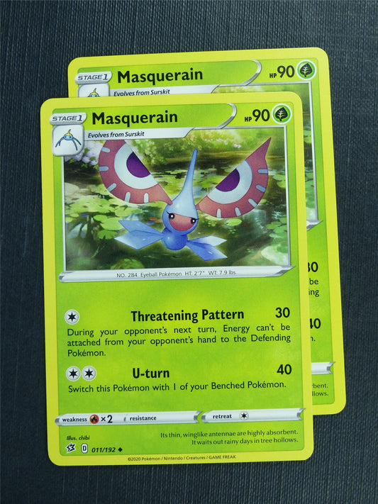 Masquerain 011/192 x2  - RCL - Pokemon Card #3KP