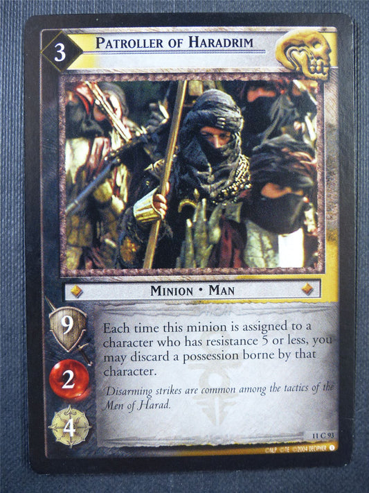 Patroller of Haradrim 11 C 93 - LotR Card #76G