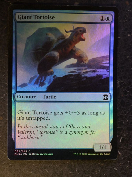 MTG Cards: GIANT TORTOISE  FOIL # 9H14