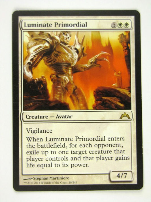 MTG played Cards: LUMINATE PRIMORDIAL # 13D69