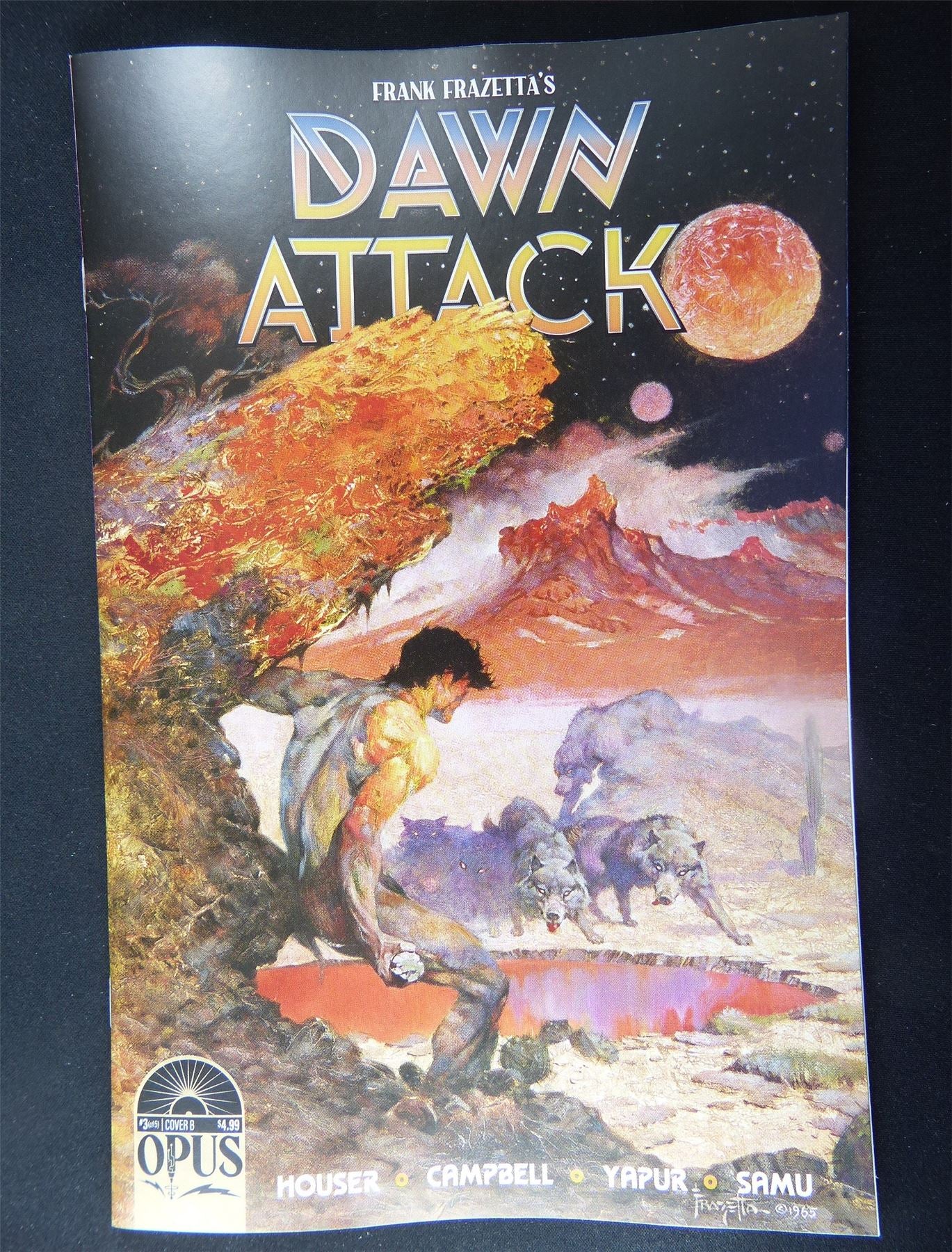 Frank Frazettas DAWN Attack Cvr B - Mar 2023 - Opus Comic #S9