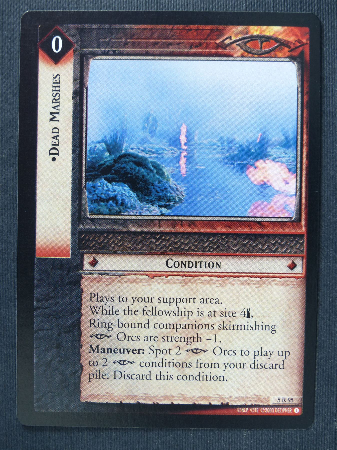 Dead Marshes 5 R 95 - LotR Cards #3PB