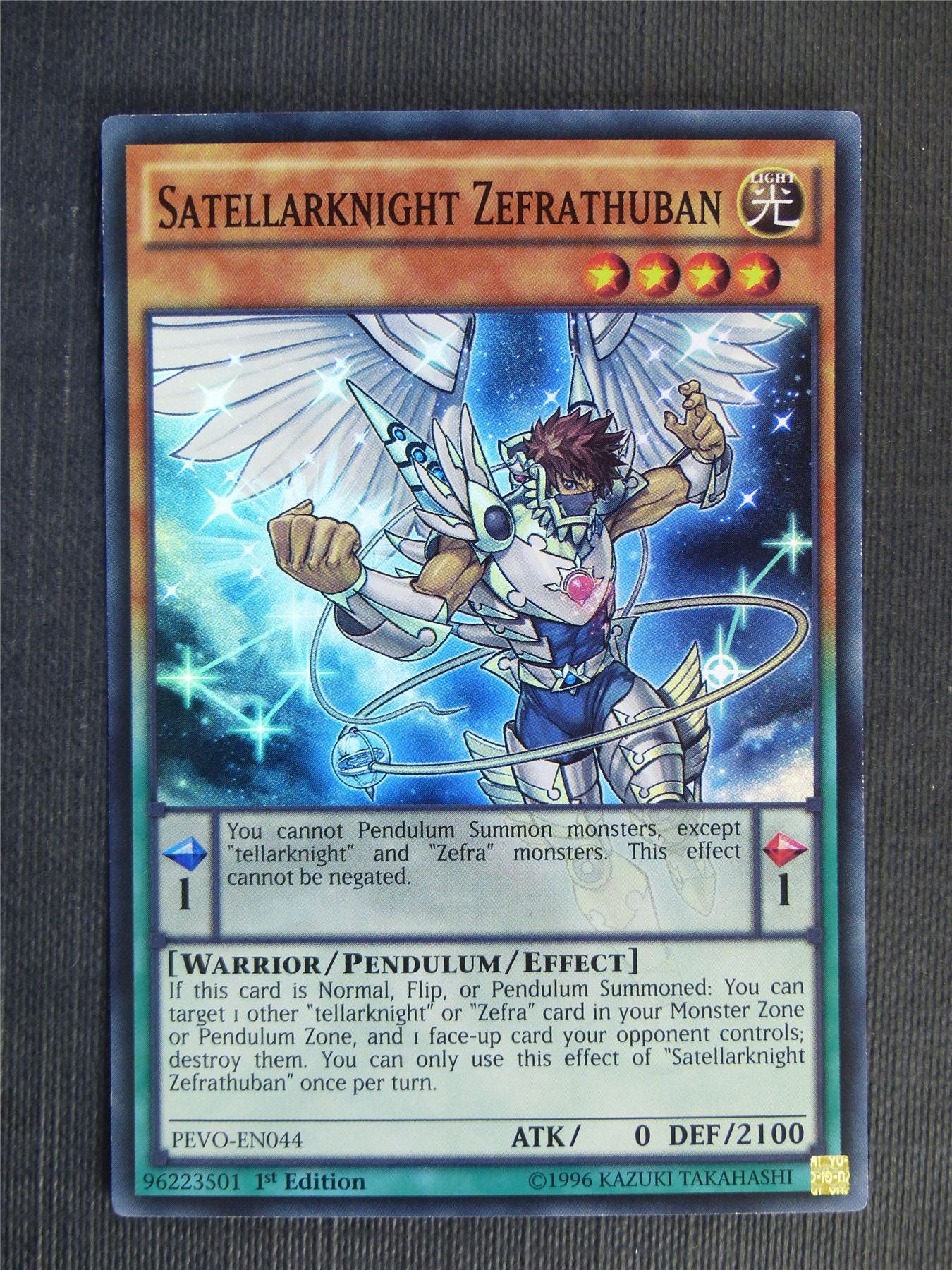 Satellarknight Zefrathuban PEVO Super Rare - 1st ed - Yugioh Cards #VH