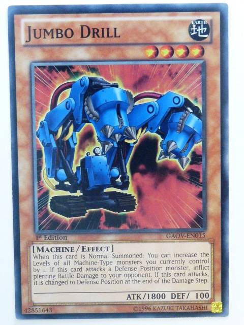 YU-GI-OH yugioh CCG - JUMBO DRILL