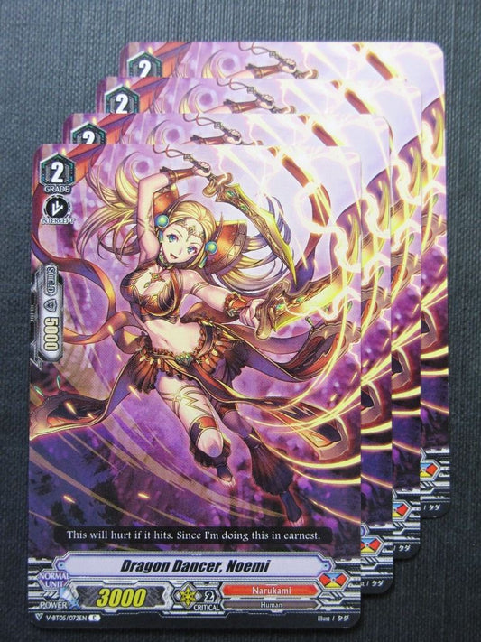 Dragon Dancer Noemi x4 - V-BT05 - Vanguard Cards #CO