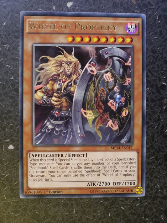 Yugioh Cards: WHEEL OF PROOPHECY MP14 RARE # 4B24