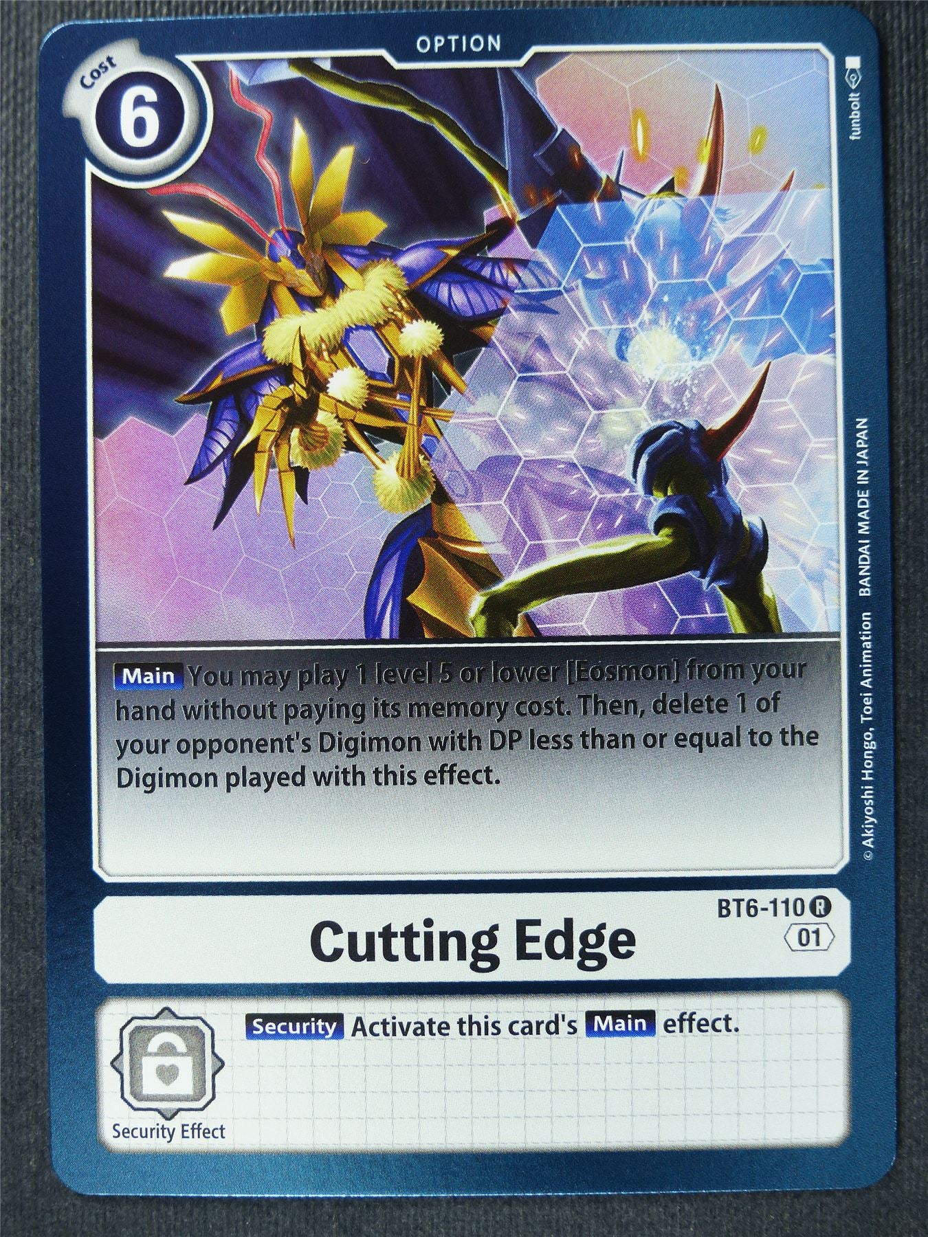 Cutting Edge BT6-110 R - Digimon Card #27A