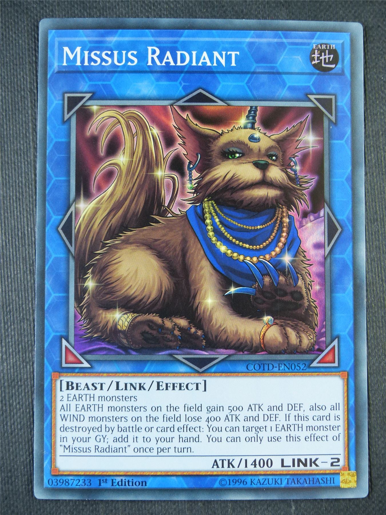 Missus Radiant COTD Super Rare - 1st ed Yugioh Card #8J5