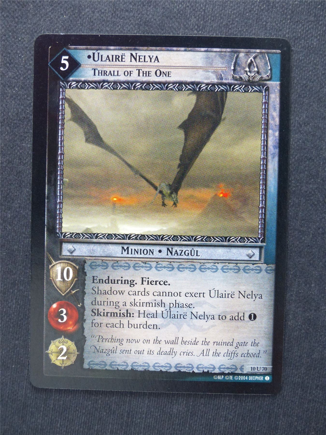 Ulaire Nelya 10 U 70 - LotR Cards #O